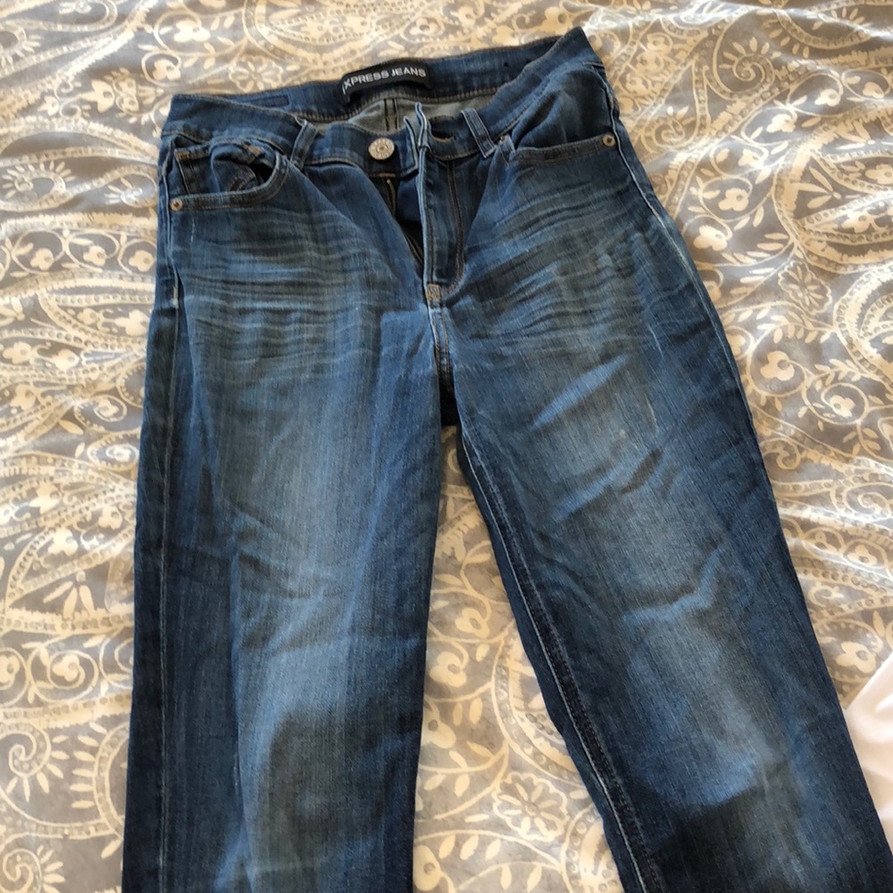 High rise express jeans